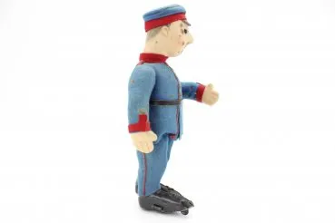 Old tin toy Schuco Automato French soldier from 1914, Schuco soldier - dancing figure