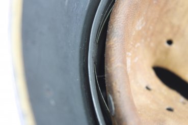 Ww2 Wehrmacht DAK  Afrika Stahlhelm M40 mit 1 Emblem Afrikakorps - Tarnlackierung