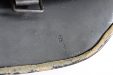 Ww2 Wehrmacht DAK  Afrika Stahlhelm M40 mit 1 Emblem Afrikakorps - Tarnlackierung