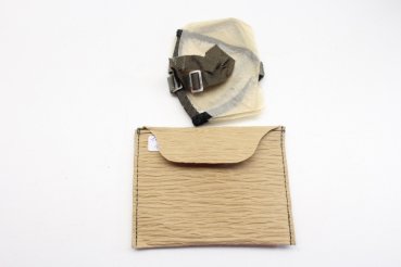 Preview: Wehrmacht Staubbrille in original Papptasche mit Seidenpapier