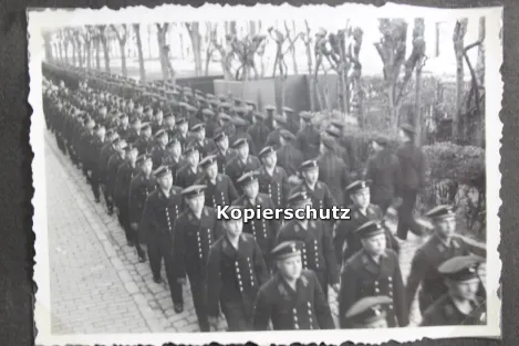 Photo albums belonging to a naval soldier on a submarine, torpedo boat Jaguar, and submarine escort vessel Saar