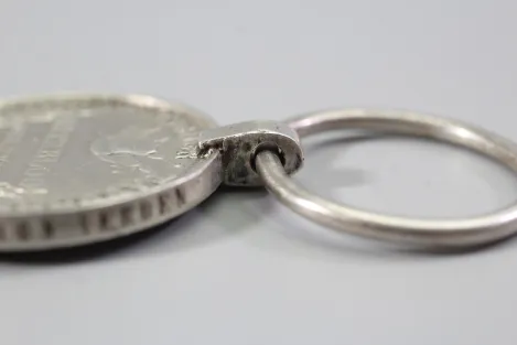 Originale Waterloo - Medaille Soldat Christoph Schwarmann Landw. Bataillon Verden