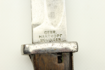 WW1 bayonet side rifle 98, SG 98 for carbine K98 matching numbers, Gebr. Hartkopf Solingen