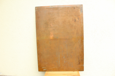 Extremely rare large printing plate for Wehrmacht nautical charts, large fish bay to Guano Huk, Africa 106 x 74 cm