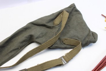 Ww2 Wehrmacht originale Tasche mit 6 Minen Warnfähnchen, Minennadel