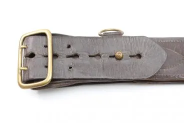 Ww2 2 thorn leather belt brown, probably Russian