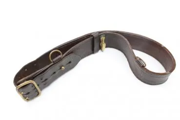 Ww2 2 thorn leather belt brown, probably Russian