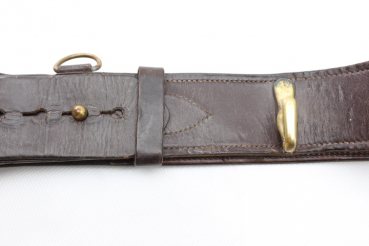 Ww2 2 thorn leather belt brown, probably Russian