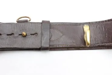 Ww2 2 thorn leather belt brown, probably Russian