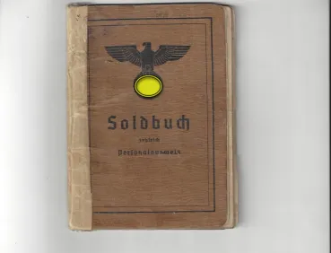 Soldbuch eines Obergefreiten, Spezialpersonal Reiter Ersatz Schwadron 6