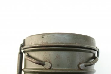 Wehrmacht gas mask box with manufacturer