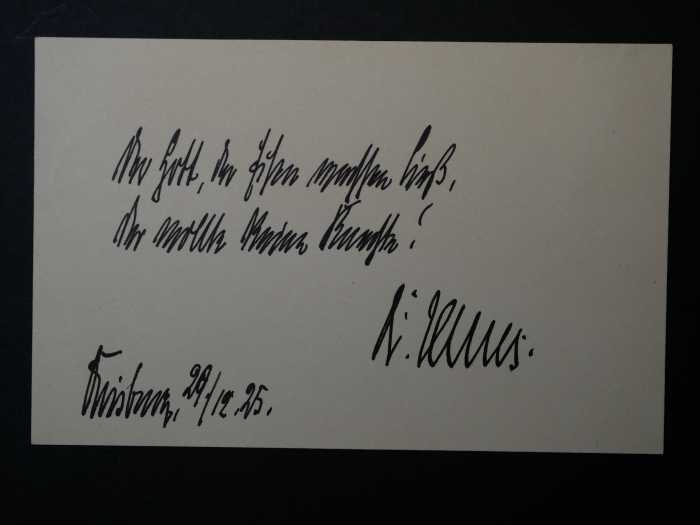 Autograph - Karl Jarres (1874-193) - Deutscher Politiker der DVP in der Weimarer Republik