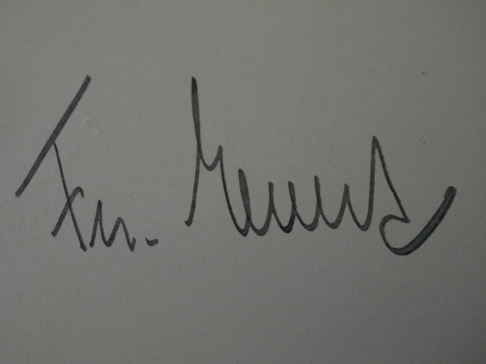 Autograph – Friedrich Ebert (1871–1925) – Card with handwritten signature