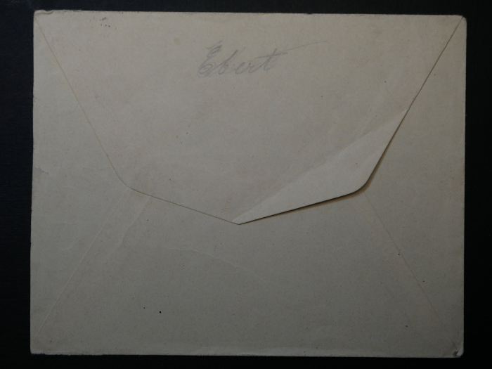 Autograph – Friedrich Ebert (1871–1925) – Card with handwritten signature
