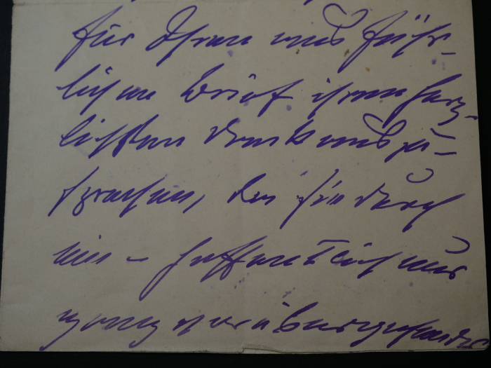 Autograph - Eduard Georg Graf von Bethusy-Huc (1829-1893), eigenhändig geschriebener Brief