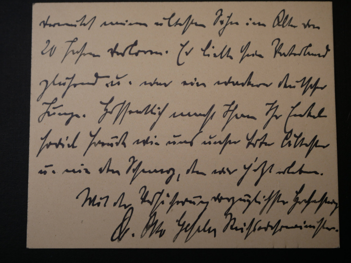 Autograph - Otto Geßler (1875-1955), Brief mit Umschlag von 1925 als Reichswehrminister an Oberleutnant Hoffmann