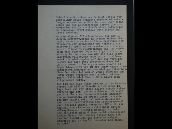 Autograph – Ruth Schaumann (1899–1975), writer, sculptor, and graphic artist