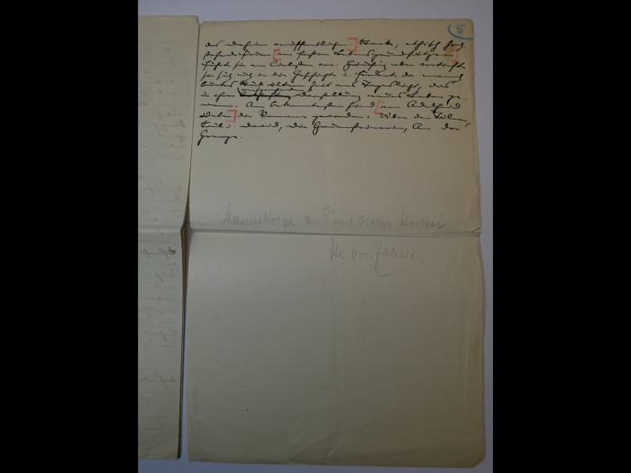 Autograph - Paul Oskar Höcker (1865 - 1944), Schriftsteller - eigenhändiges, dreieinhalbseitiges Manuskript