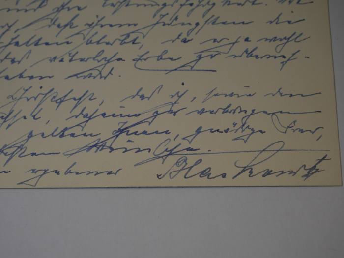 Autograph - Generaloberst Johannes Blaskowitz (1883 - 1948) - Generaloberst, Ritterkreuzträger mit Eichenlaub und Schwerter