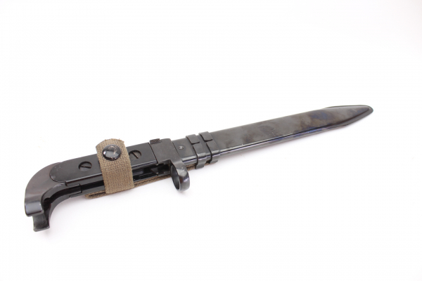 Bayonet AK 47 first version, combat knife for Kalashnikov, manufacturer and numbered
