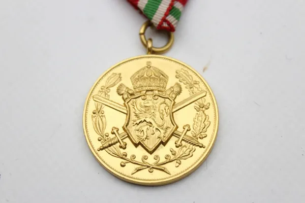 Bulgarien Kriegserinnerungsmedaille 1915-1918 am Band