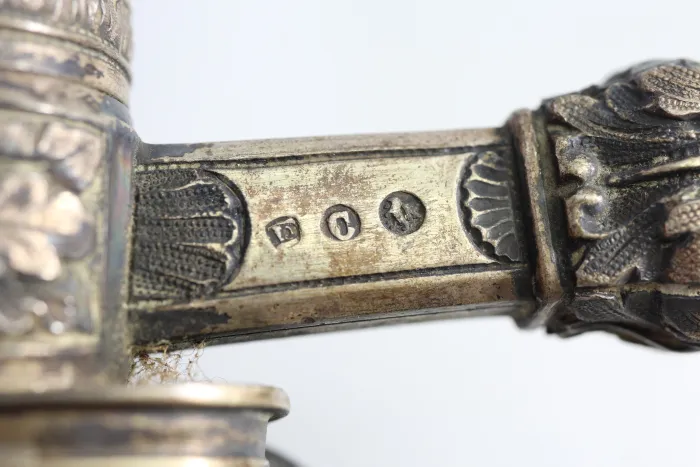 Bear Hunter / Hunting Sword with Silver Fittings 1853