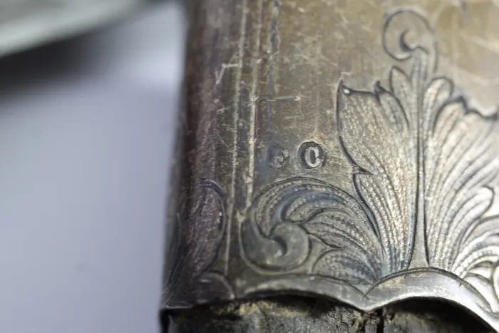 Bear Hunter / Hunting Sword with Silver Fittings 1853