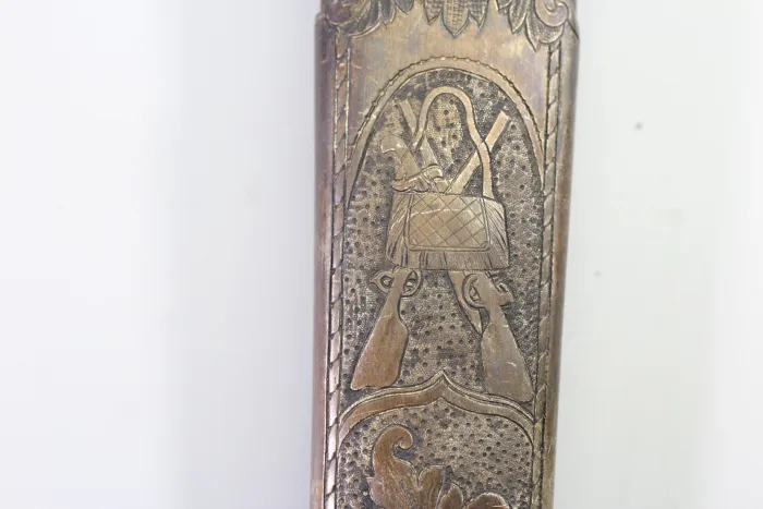 Bear Hunter / Hunting Sword with Silver Fittings 1853