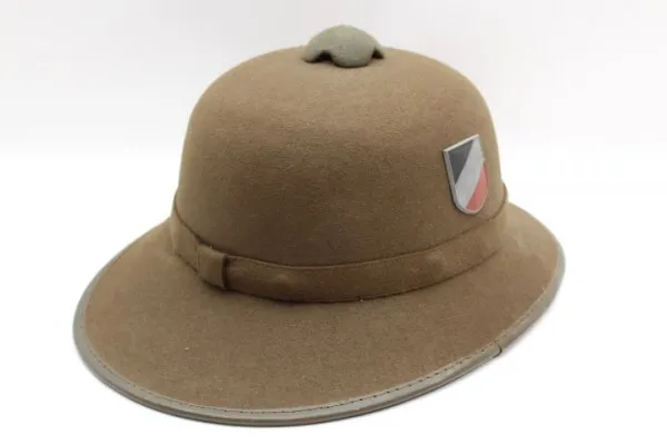 Ww2 German Wehrmacht Tropenhelm des DAK - Deutsches Afrika Korps - 2. Modell - Hersteller R. & M. Wegener 1817