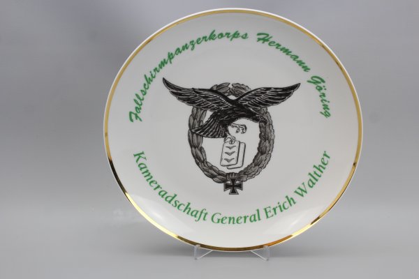 Honorary Plate Parachute Tank Corps Hermann Goering