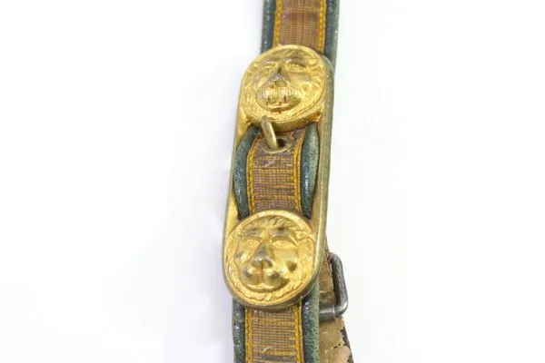 Service saber hanger from the Principality of Saxe-Altenburg
