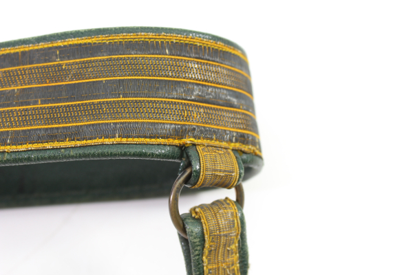 Forstkoppel Dienst Gehänge für Säbel aus dem Herzogtum Sachsen Altenburg