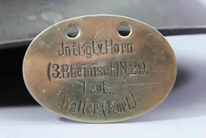 Original M18 Reichswehr Stahlhelm TJ66 C. Thiel & Söhne – Hpt. Walter – mit 2 Kurt-Walter-Marken