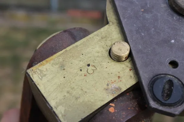 Ww2 Wehrmacht tripod flak direction indicator 35 from 1941 brass head, Sonderverband Brandenburg