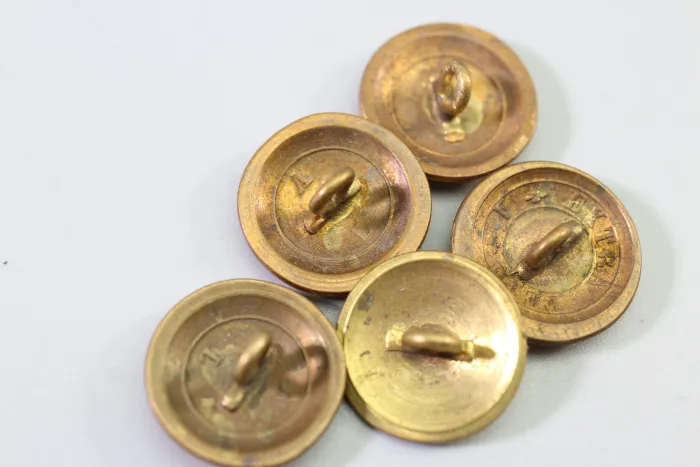 Original metal uniform button, court official of the Saxon Duchies, price per button,