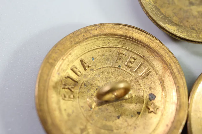 Original metal uniform button, uniform button for Saxon uniforms