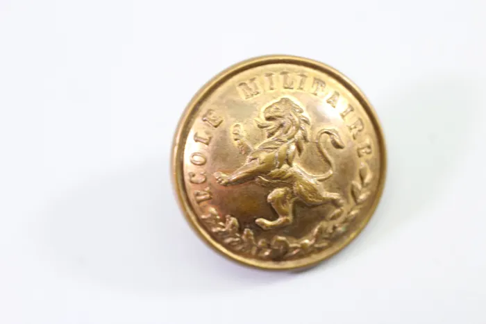 Livree Uniformknopf Messing farbener bayerischen Sergeanten Knopf.