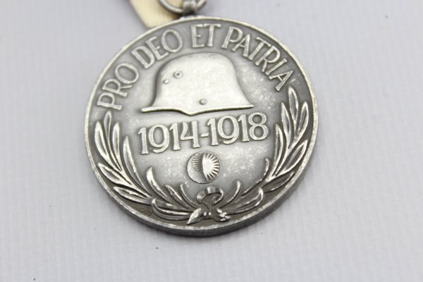 Ungarn, Weltkriegsmedaille Pro Deo et Patria 1914-1918 Sammleranfertigung