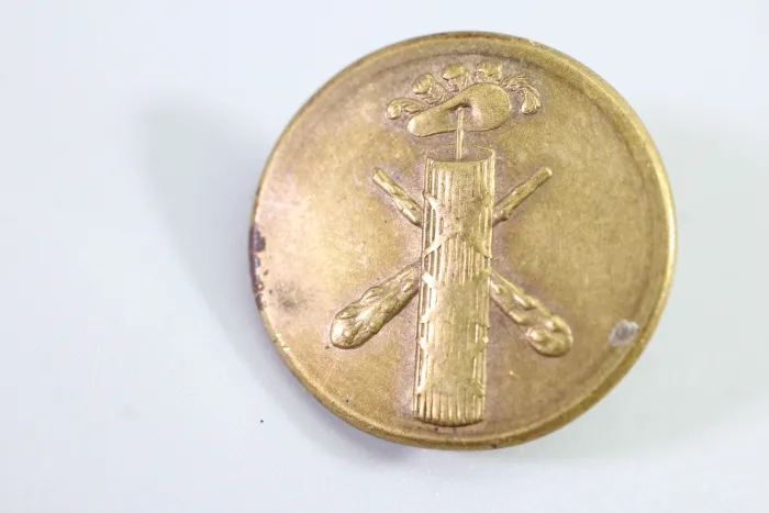 WWII Livery Uniform Button, Metal, Uniform Button, from an old uniform tailor's shop,