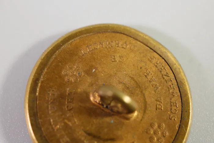 WWII Livery Uniform Button, Metal, Uniform Button, from an old uniform tailor's shop,