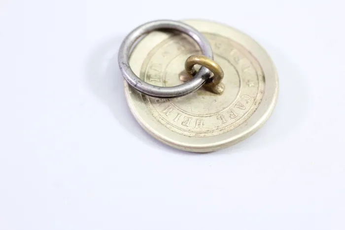 Russischer Livree Uniformknopf Knopf aus Metall, Uniform Knopf