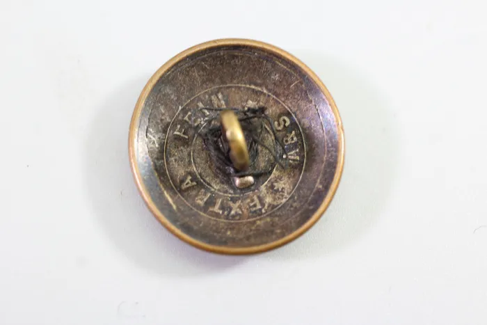 Livery uniform button, metal button, uniform button, from an old uniform tailor's shop, original piece