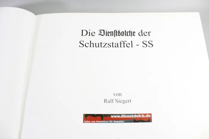 SS Service Daggers – Reference Book for Identification & Authentication