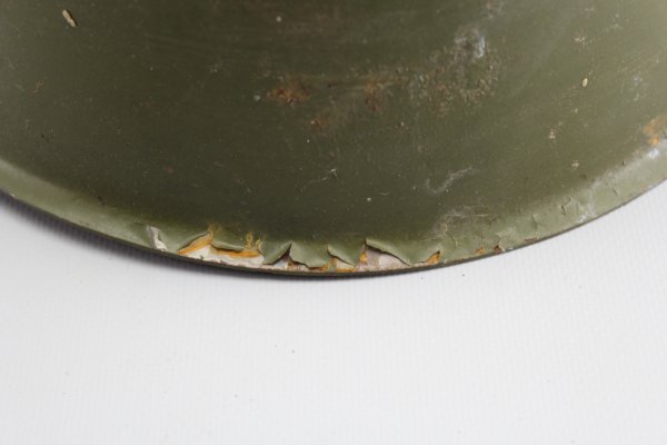 Steel helmet of the Red Army, USSR Russia, stamped on the inside