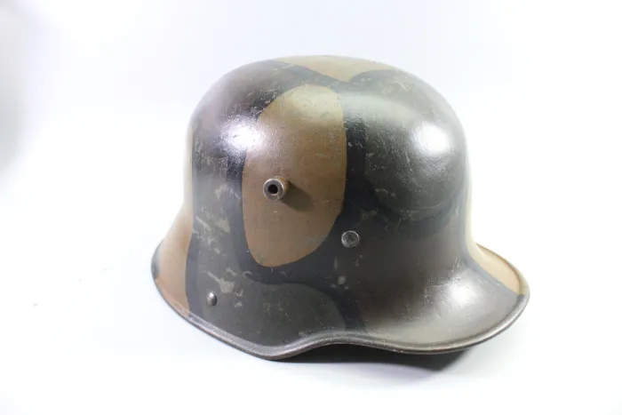 Original M16 Stahlhelm Mimikry Tarnanstrich – SI 66 – 1. Weltkrieg – Deutscher Helm