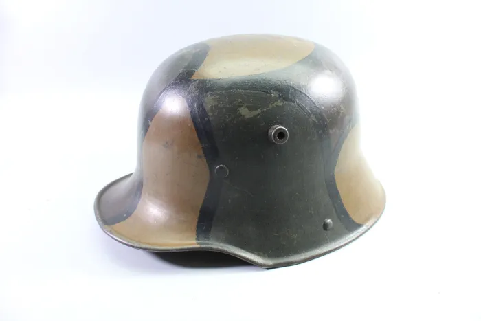 Original M16 Stahlhelm Mimikry Tarnanstrich – SI 66 – 1. Weltkrieg – Deutscher Helm
