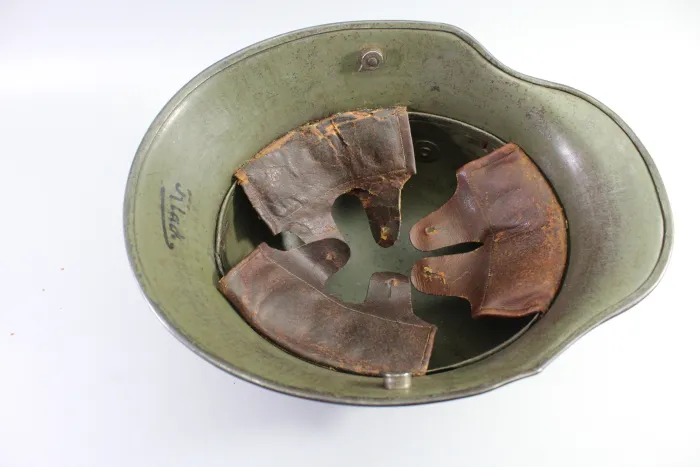 Original M16 Stahlhelm Mimikry Tarnanstrich – SI 66 – 1. Weltkrieg – Deutscher Helm
