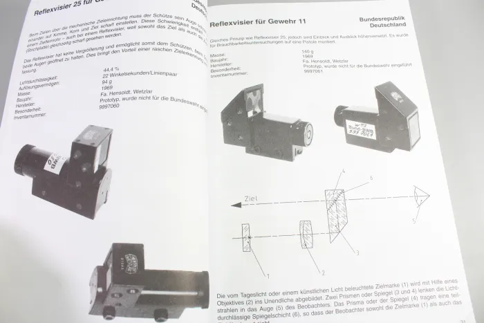 Katalog zur Sonderausstellung „100 Jahre Visierentwicklung“ – WTS Koblenz
