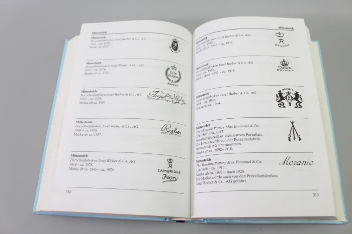 Deutsche Porzellanmarken von 1708 bis heute | Nachschlagewerk für Sammler & Antiquitäten