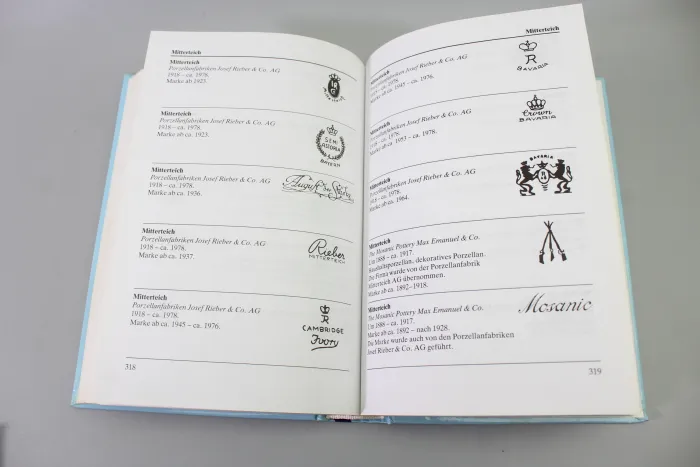 Deutsche Porzellanmarken von 1708 bis heute | Nachschlagewerk für Sammler & Antiquitäten